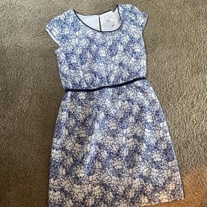 Loft Size 0 Floral Patterned Dress